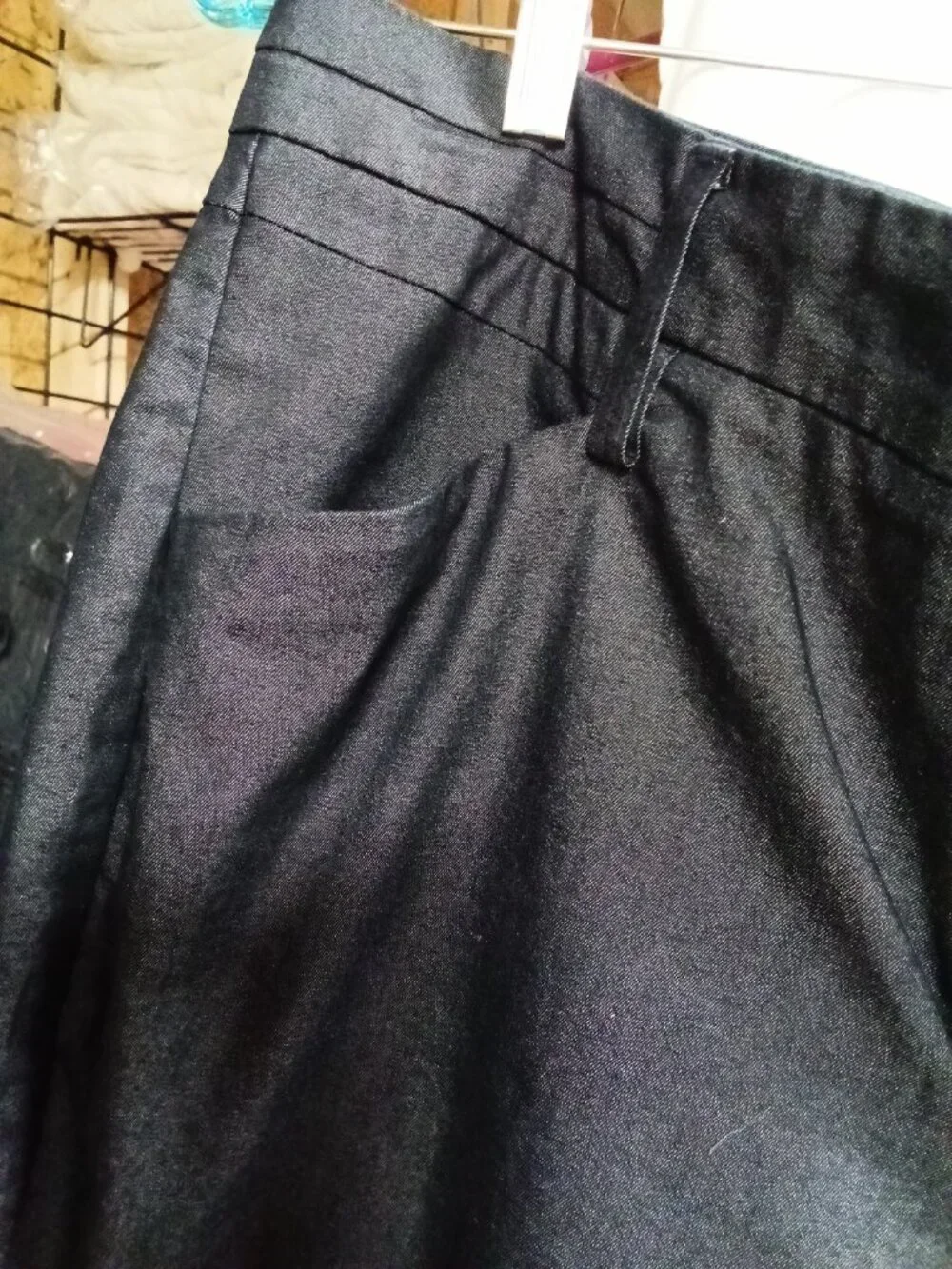 Lady's Dark Gray Shorts with Button Closure - 25% Off When You Bundle 5+ Items!